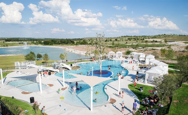 14000 Walsh Ave, Fort Worth, TX 76008 - aerial view of a large body of water and a pool