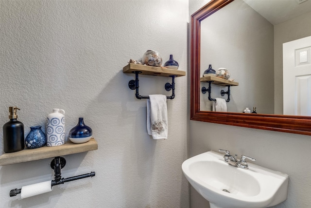 bathroom with a sink