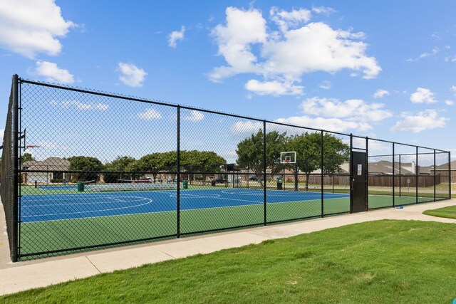 2050 Enchanted Rock Dr, Forney, TX 75126 - view of basketball court featuring community basketball court and fence