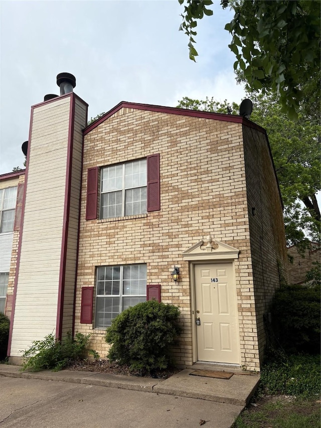 multi unit property with brick siding