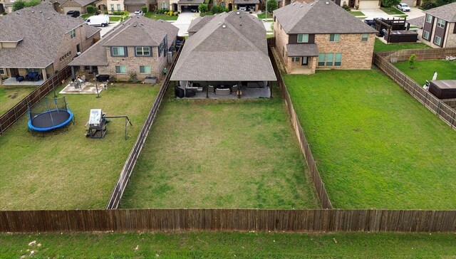 birds eye view of property featuring a residential view