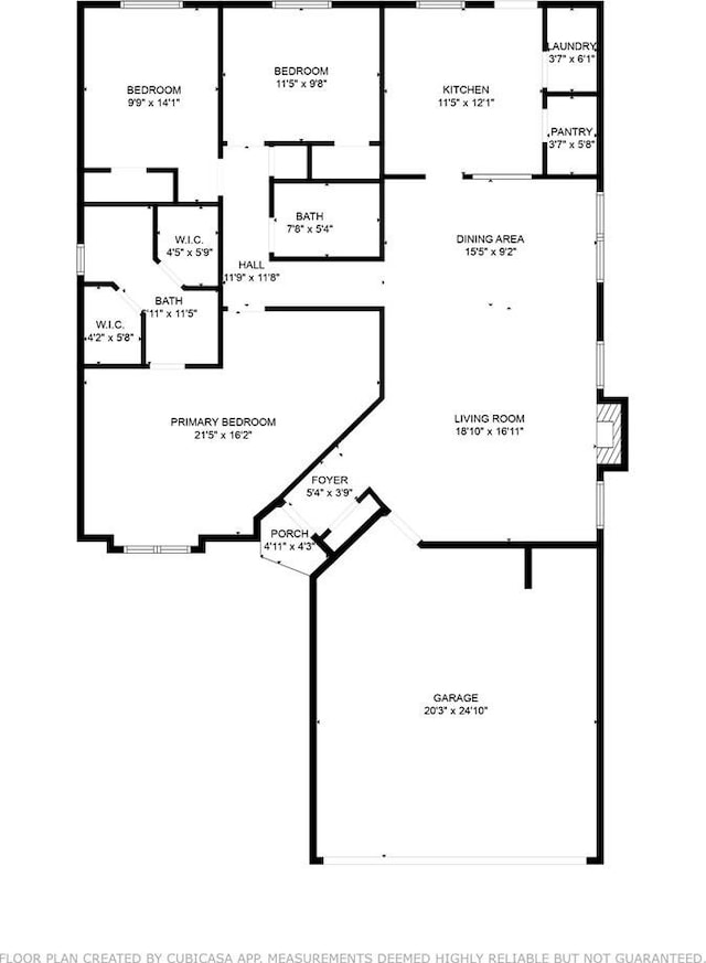 1809 Ramada Dr, Waco, TX 76712 - view of room layout