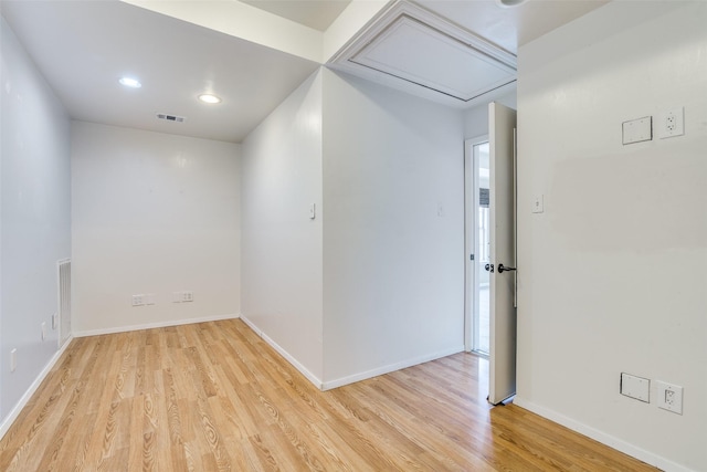 942 Lexington Dr, Rockwall, TX 75087 - spare room with visible vents, baseboards, and light wood-style floors