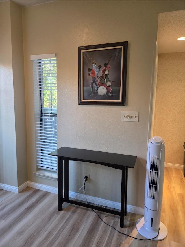 room details with wood finished floors and baseboards