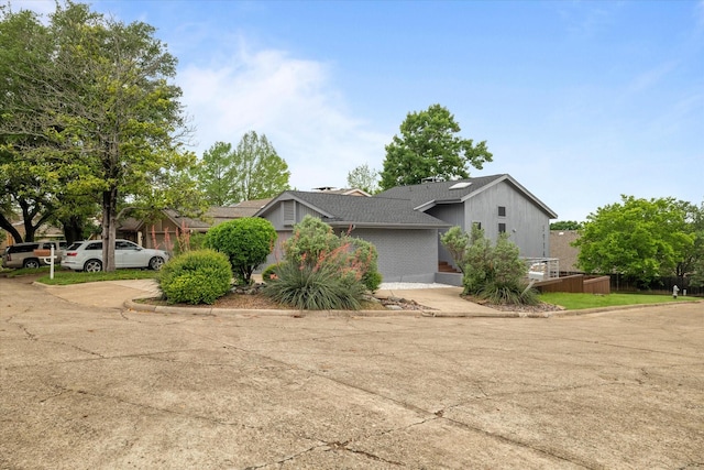 view of side of property