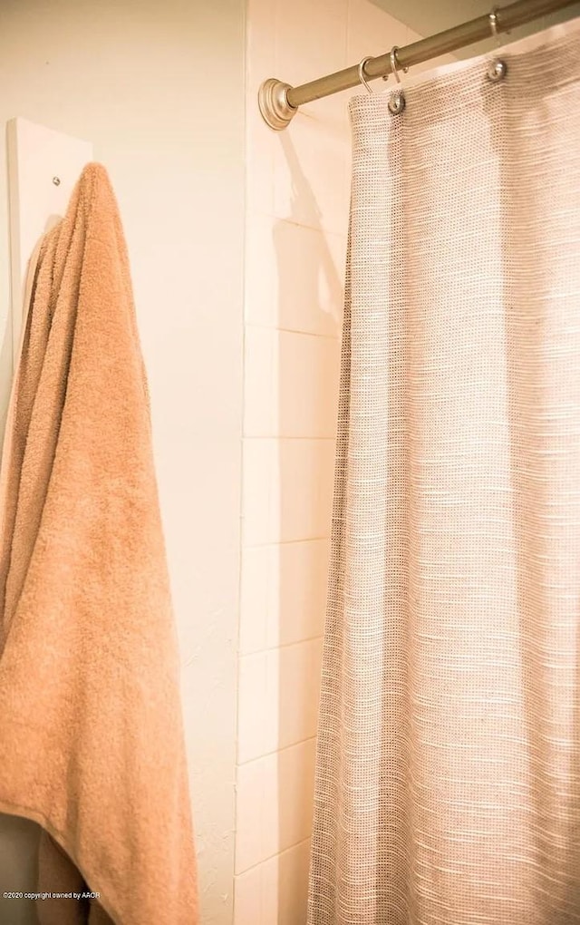 509 W 3rd St, Claude, TX 79019 - room details with curtained shower