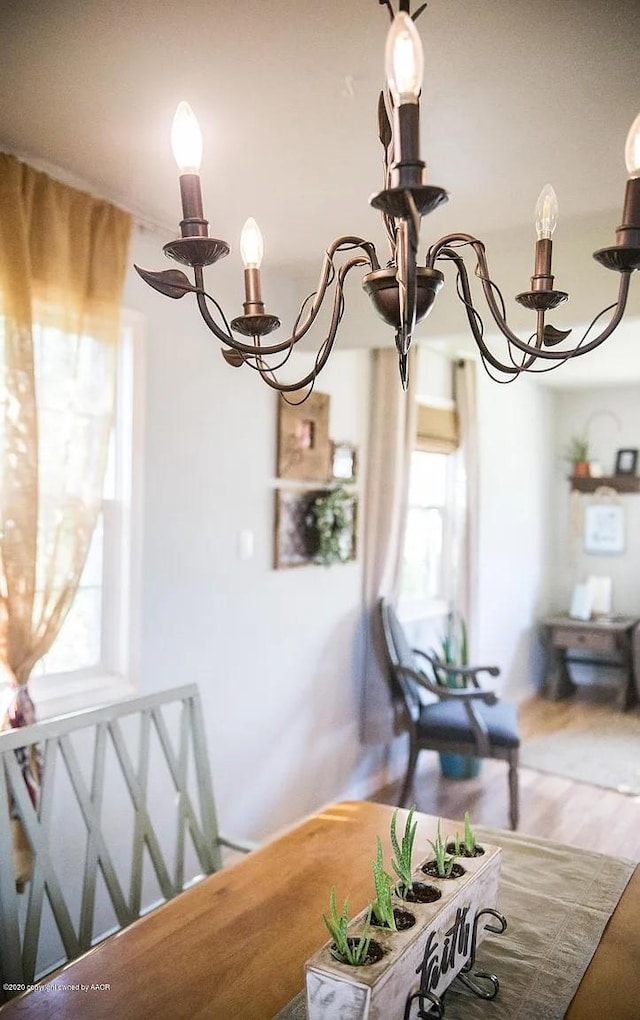 509 W 3rd St, Claude, TX 79019 - interior space featuring a notable chandelier