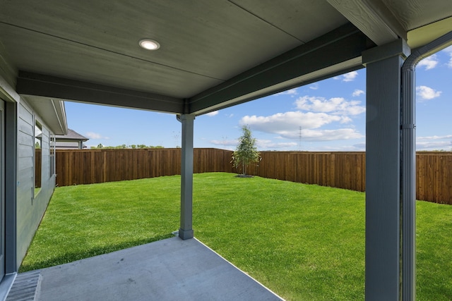 6517 Colt Ranch Rd, Fort Worth, TX 76036 - fenced backyard featuring a patio