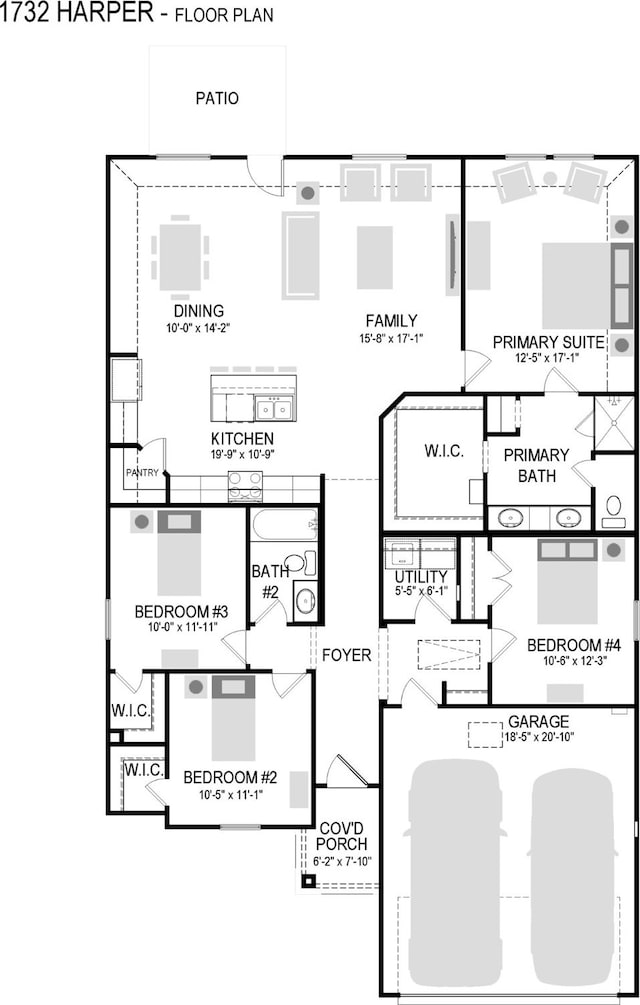 6517 Colt Ranch Rd, Fort Worth, TX 76036 - view of property floor plan