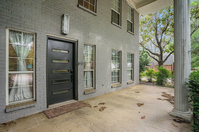 7324 Old Mill Run, Fort Worth, TX 76133 - property entrance featuring brick siding