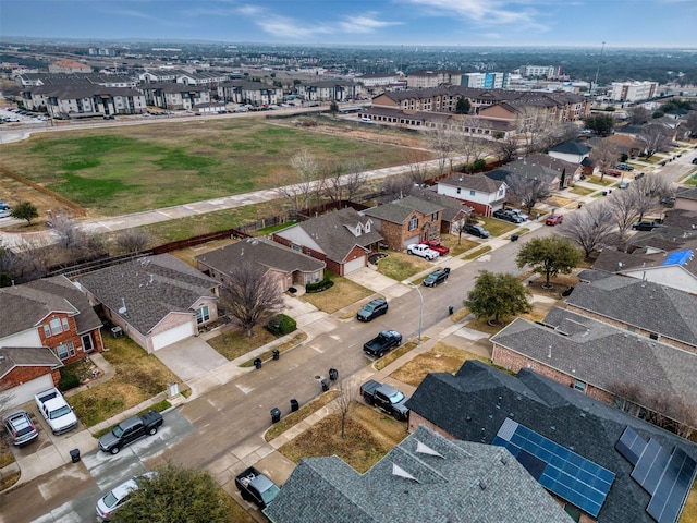birds eye view of property featuring a residential view