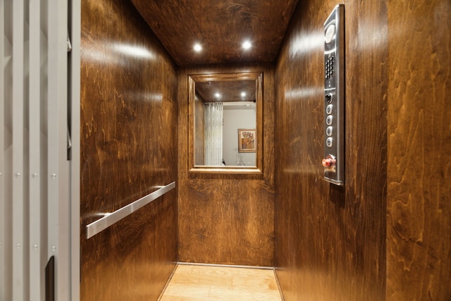 8218 Laflin Ln, Dallas, TX 75231 - details featuring recessed lighting and elevator