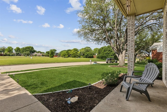exterior space featuring a yard