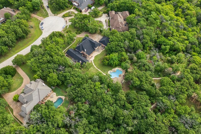 7307 Stallion Cir, Flower Mound, TX 75022 - back of property featuring brick siding, a yard, a chimney, and a patio