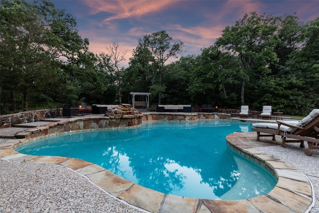 7307 Stallion Cir, Flower Mound, TX 75022 - view of front of house with brick siding, fence, and a front yard