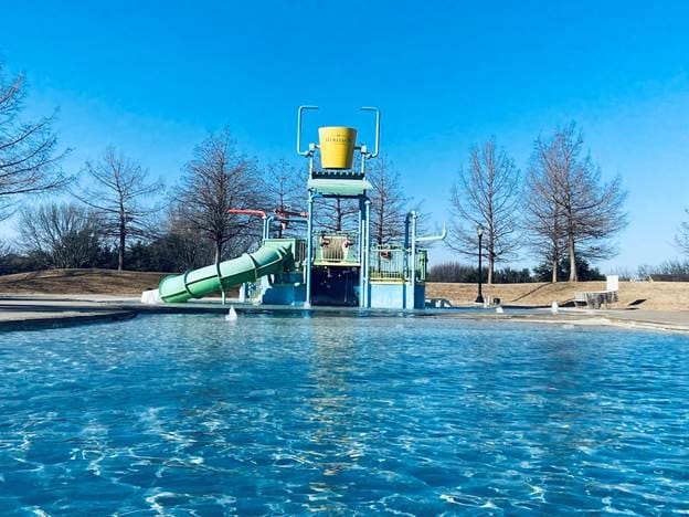 view of play area