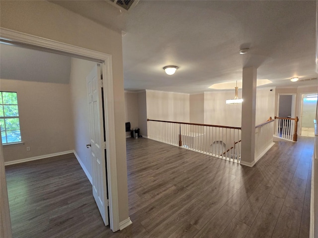 1264 Carriage Creek Dr, Desoto, TX 75115 - unfurnished room with dark wood-type flooring and baseboards