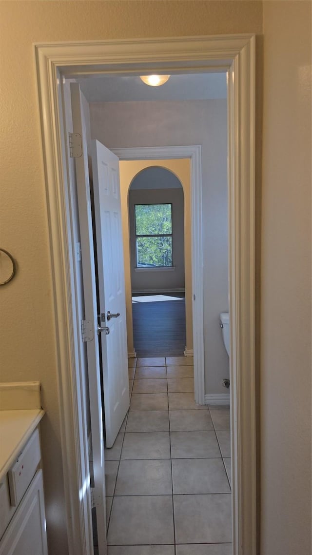 1264 Carriage Creek Dr, Desoto, TX 75115 - bathroom featuring tile patterned floors and vanity