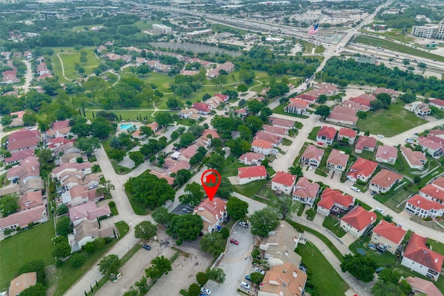 aerial view