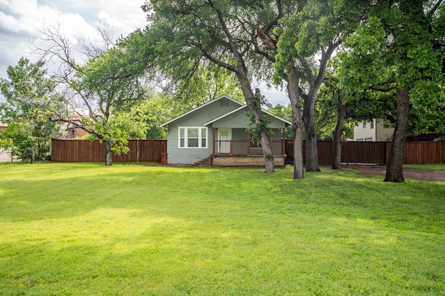 exterior space with fence