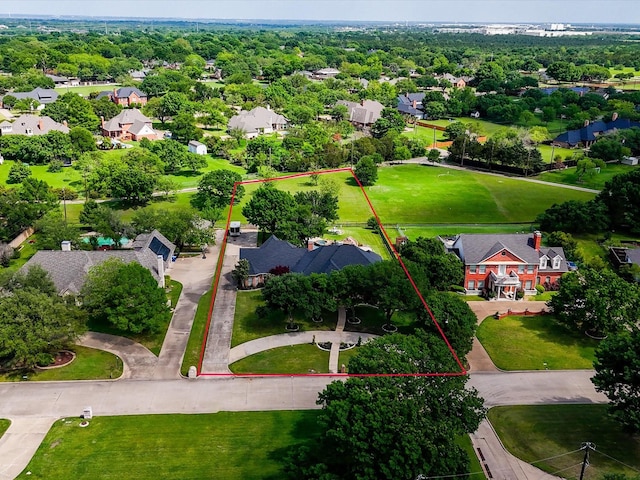 birds eye view of property featuring a residential view