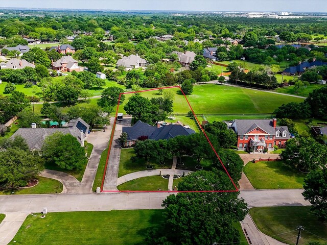 210 Sunray Ln, Sunnyvale, TX 75182 - birds eye view of property featuring a residential view