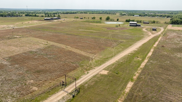 1400 Lacy Dr, Lipan, TX 76462 - birds eye view of property featuring a rural view