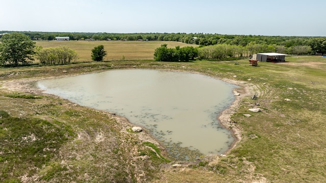 1400 Lacy Dr, Lipan, TX 76462 - aerial view with a rural view and a water view