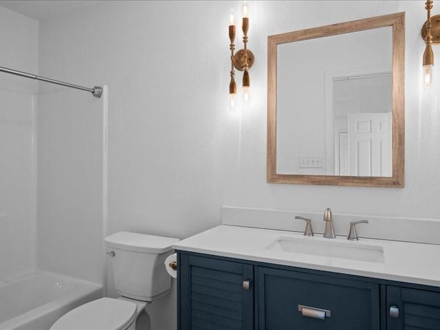 8313 Jonquil Dr, Waco, TX 76708 - full bathroom with toilet, bathing tub / shower combination, and vanity