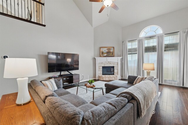 3401 Wentworth Way, Highland Village, TX 75077 - sitting room with dark wood-type flooring and a raised ceiling
