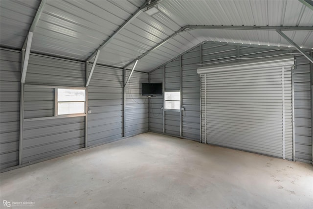 5601 Bayou Dr, Bossier City, LA 71112 - garage featuring metal wall
