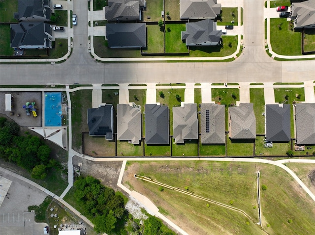 birds eye view of property featuring a residential view