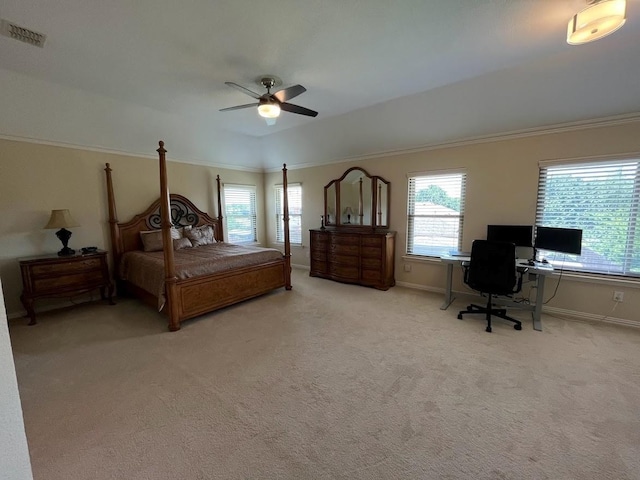 104 Misty Glen Ln, Murphy, TX 75094 - bedroom with carpet, visible vents, ornamental molding, and baseboards
