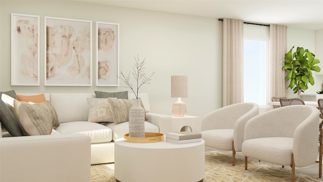view of living area