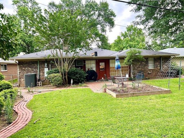 6114 Verona Ln, Shreveport, LA 71105 - rear view of property with a patio area and brick siding