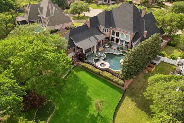 bird's eye view