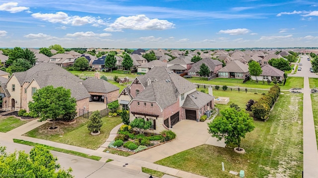 birds eye view of property featuring a residential view