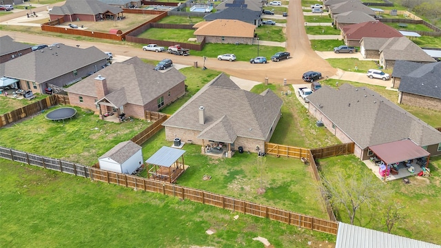 birds eye view of property featuring a residential view