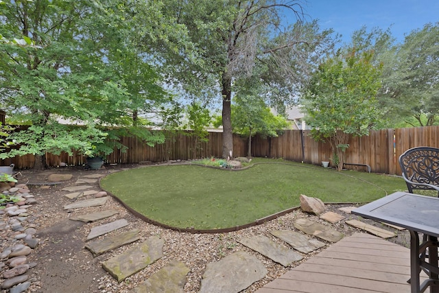 9405 National Pines Dr, Mckinney, TX 75072 - view of yard featuring a fenced backyard