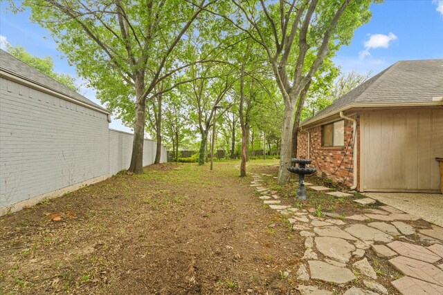 view of yard