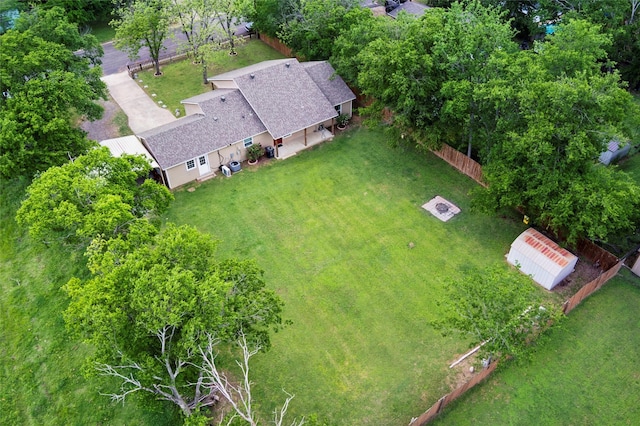 drone / aerial view
