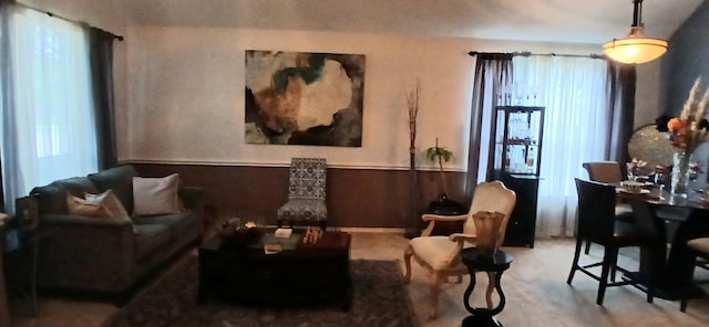 1203 Whitecreek Dr, Glenn Heights, TX 75154 - sitting room with carpet floors