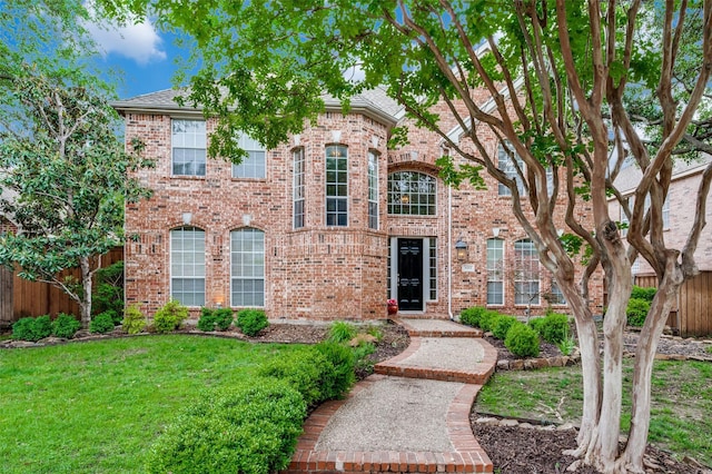 4465 Mira Vista Dr, Frisco, TX 75034 - view of front of home with brick siding and roof with shingles