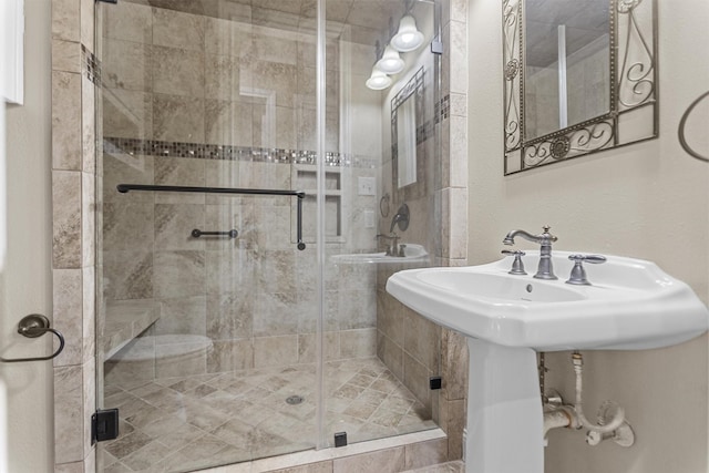 full bath featuring a stall shower