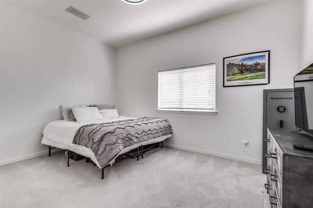 122 Forest Hills Cir, Gunter, TX 75058 - bedroom featuring light colored carpet, visible vents, and baseboards