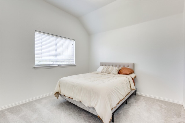 122 Forest Hills Cir, Gunter, TX 75058 - bedroom featuring carpet, vaulted ceiling, and baseboards