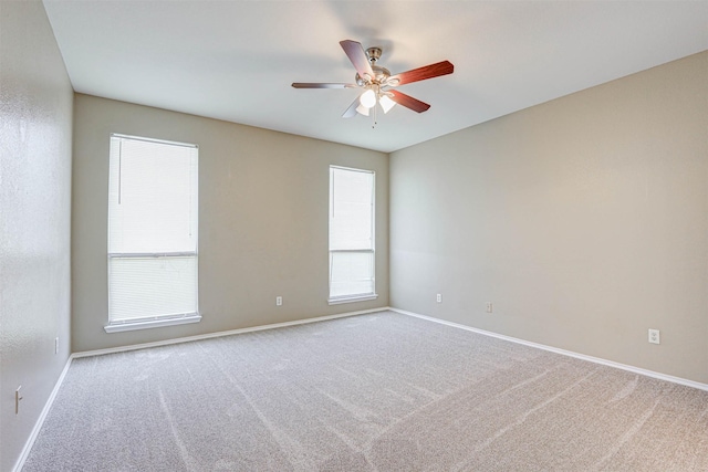 1108 Mourning Dove Dr, Burleson, TX 76028 - carpeted empty room with baseboards and ceiling fan