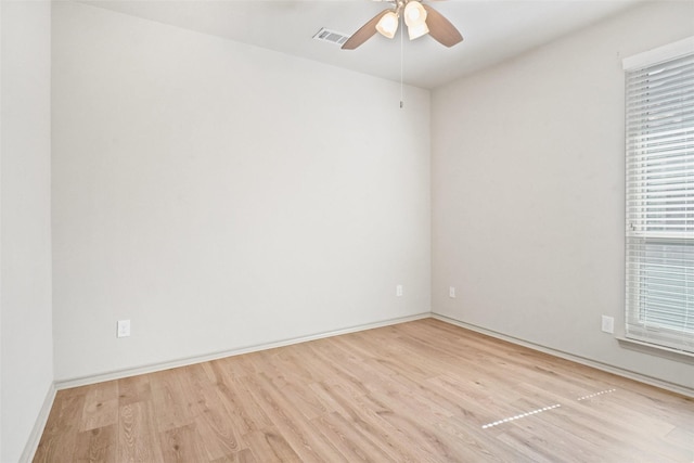 1441 Elkford Ln, Fort Worth, TX 76247 - unfurnished room featuring wood finished floors, a ceiling fan, and baseboards