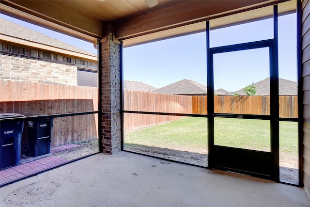 1441 Elkford Ln, Fort Worth, TX 76247 - view of unfurnished sunroom