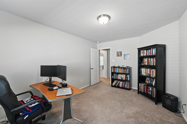 6309 Outrigger Rd, Fort Worth, TX 76179 - carpeted home office featuring baseboards